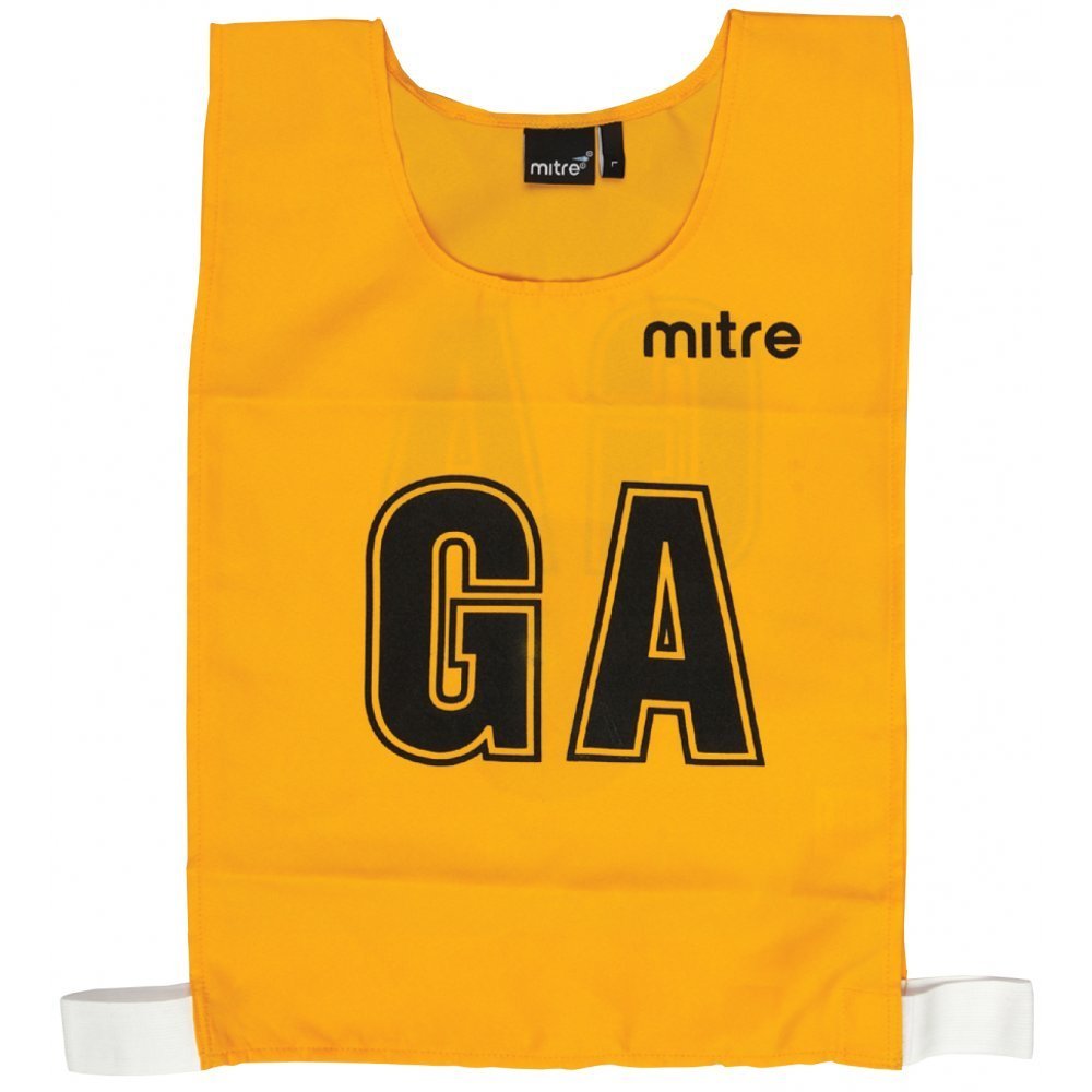 Mitre Korbball Pro Trainigs-Leibchen , 7er Pack Bibs Gelb M, Gelb M