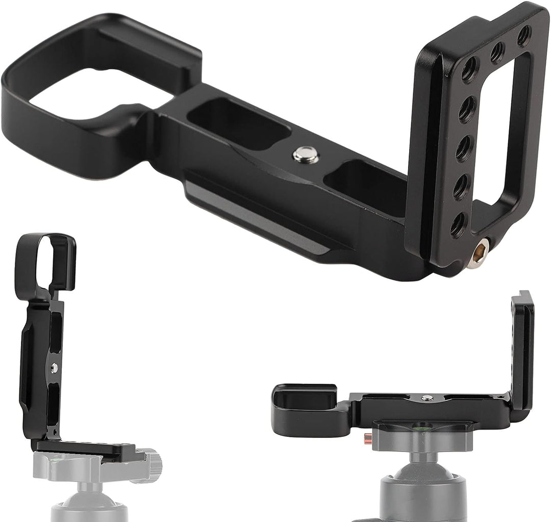 Topiky L-Platte für Sony A6400, Aluminium-Schnellwechselplatte für vertikale Aufnahmen L-Halterung 3