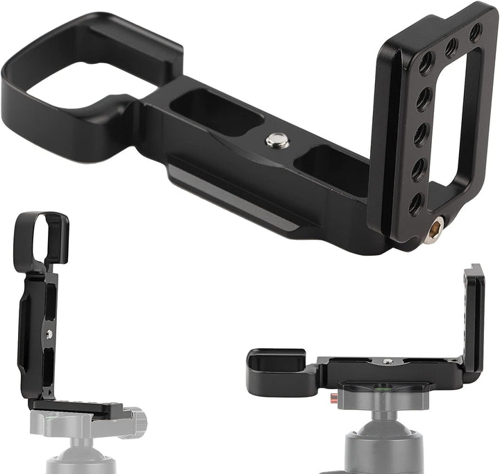 Topiky L-Platte für Sony A6400, Aluminium-Schnellwechselplatte für vertikale Aufnahmen L-Halterung 3