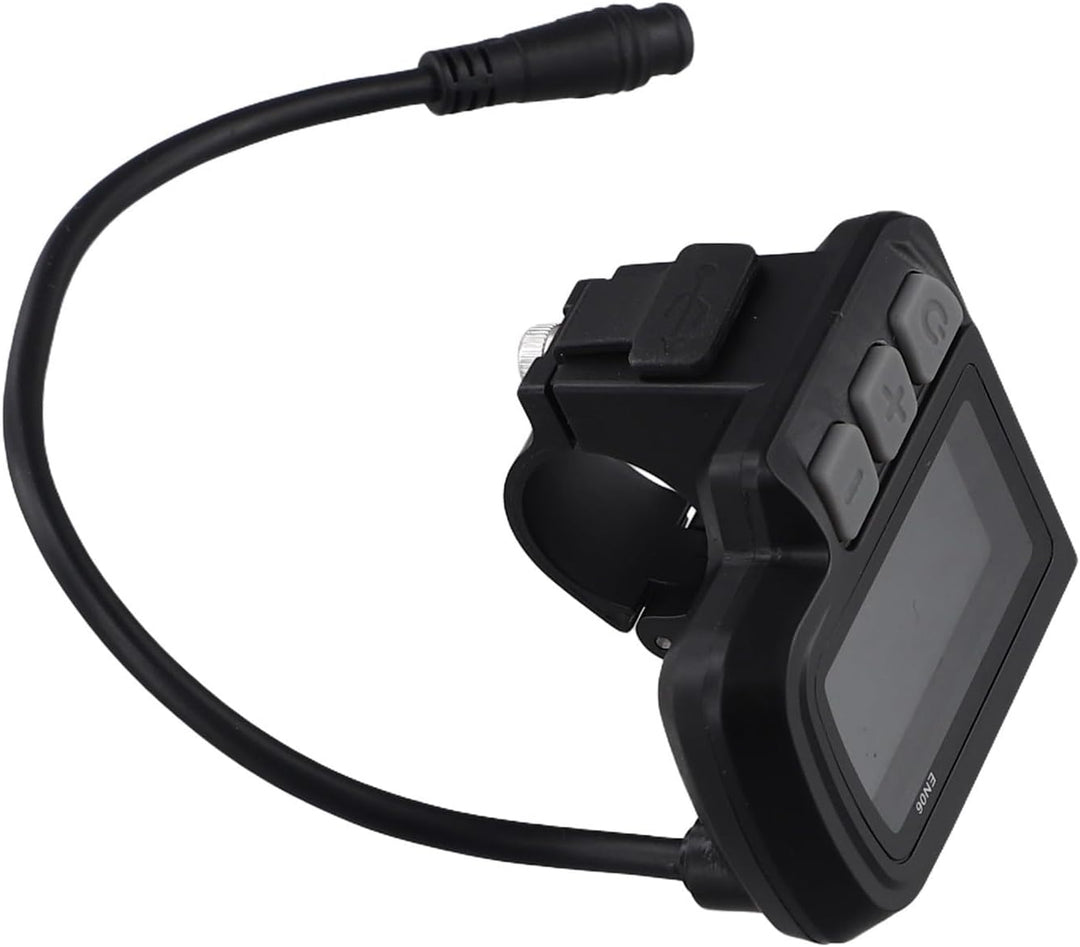 E-Bike Display 24V 36V 48V LCD Bildschirm mit 6 Pin Wasserdichtes Schnittstellenkabel für Elektrofah