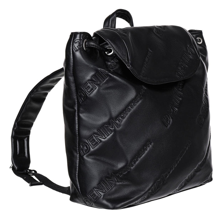 Denim TOM TAILOR - Nova, Damen, Rucksack, M, Schwarz, 32x12,5x35 cm