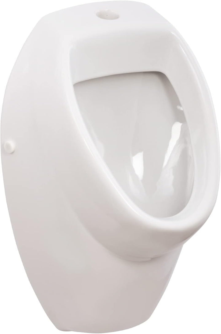 'aquaSu® Urinal Absaug-Urinal Set uVa | Inklusive Druckspüler und Absaugformstück | Zulauf von oben