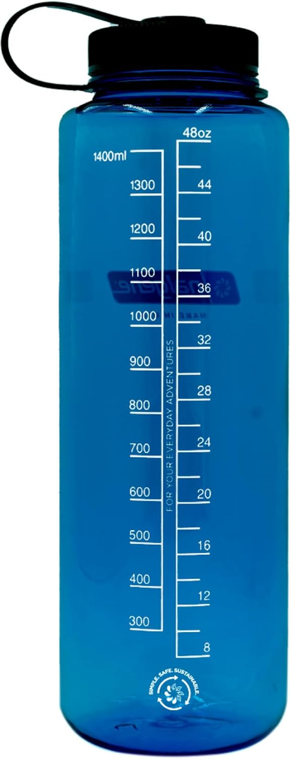 Nalgene WH Sustain Trinkflaschen Blau 1,5 L Blau Wasserflasche, Blau Wasserflasche