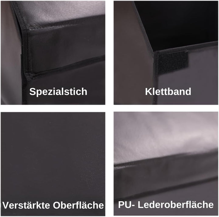 Kofferraum Organizer, Nonwoven, Wasserdicht Faltbar Kofferraum-Tasche mit Deckel für Auto, Auto Falt