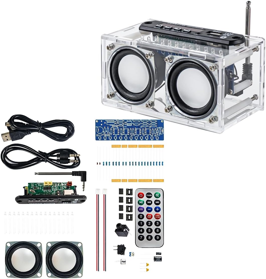 Elektronisches Lötset, Radio-Mini-Verstärker, 87,5 – 108 MHz, DIY-Kit, Verstärker, Bluetooth-Lautspr