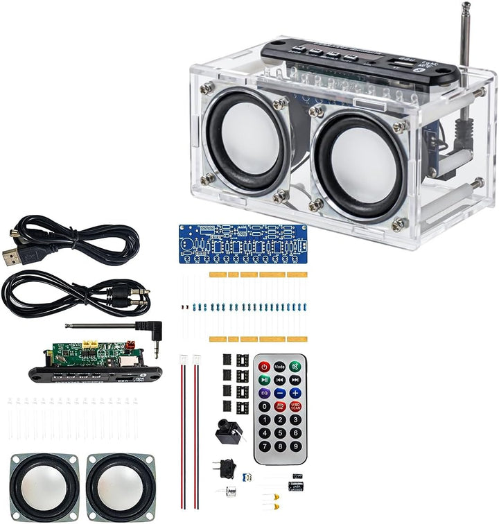 Elektronisches Lötset, Radio-Mini-Verstärker, 87,5 – 108 MHz, DIY-Kit, Verstärker, Bluetooth-Lautspr