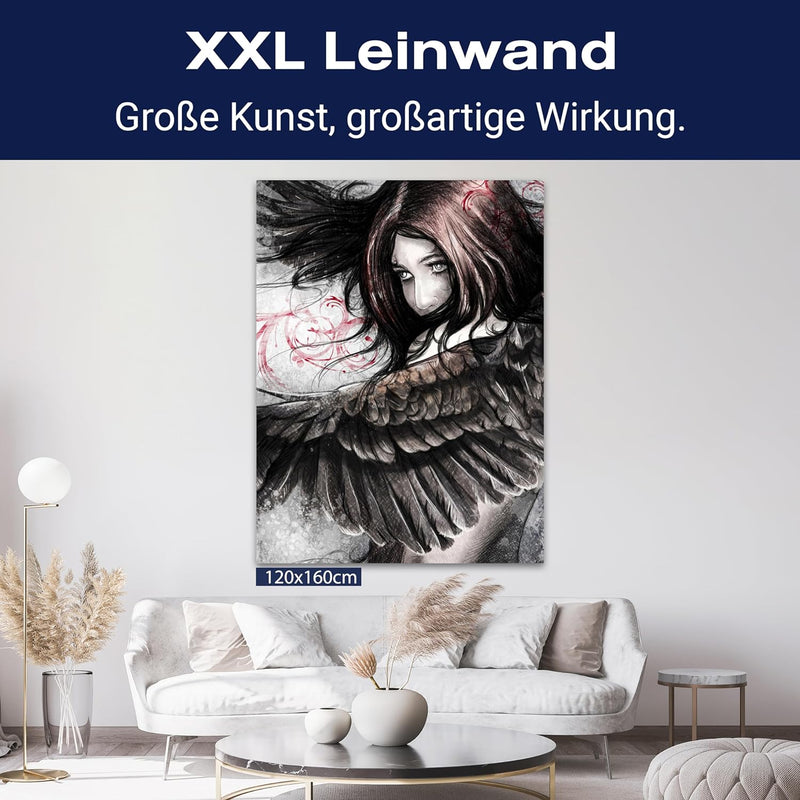 wandmotiv24 Leinwand-Bild Starke Frauen, Grösse 60x45cm, Hochformat, Wand-Bilder, Dekoration Wohnzim