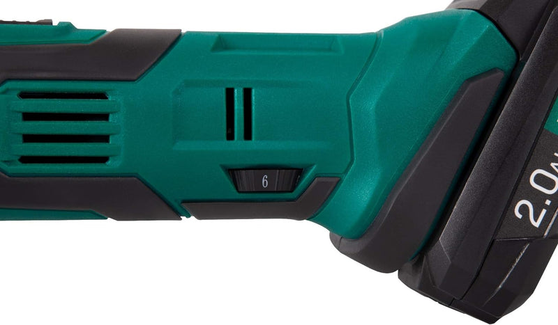 VONROC Multifunktionswerkzeug VPower 20V, 2.0Ah – Komplettset mit Akku, Schnellladegerät, Zubehör un