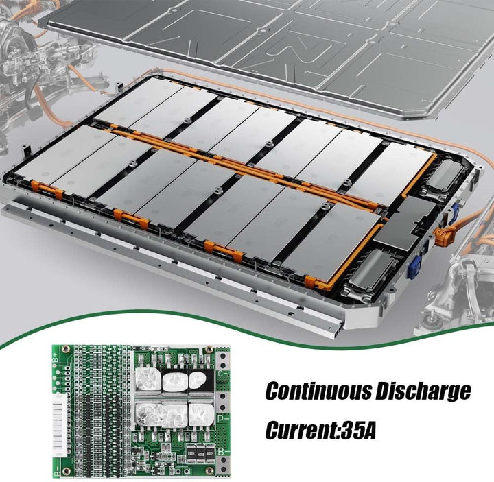 Batterieschutzplatine, 36V 35A 10S BMS PCB Batterie Schutzbrett mit Ausgleichfunktion für Li-Ionen A
