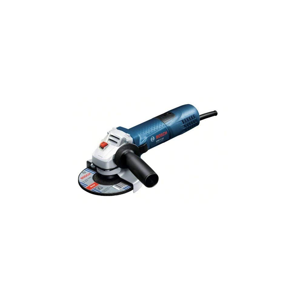 Bosch Professional Winkelschleifer GWS 7-115 (Scheiben-Ø 115mm, 720 Watt, mit Wiederanlaufschutz, Zu