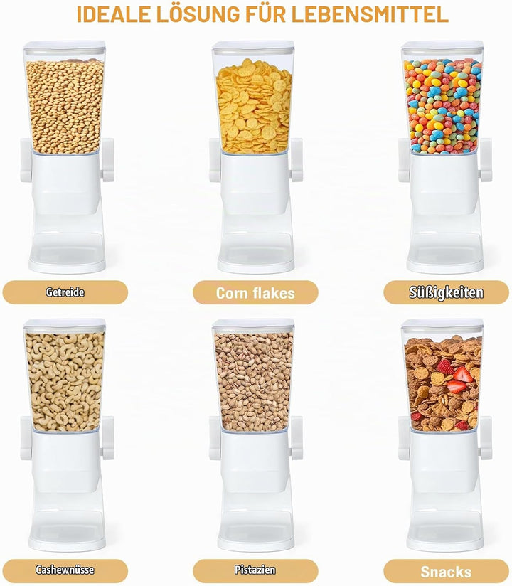 Tokokimo Müslispender, Zerkleinert Keine Cerealien Beim Ausgeben, 3,2L Cereal Dispenser &amp; Cornflakes