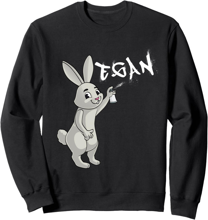 Veganes Häschen Vegan Kaninchen Sweatshirt