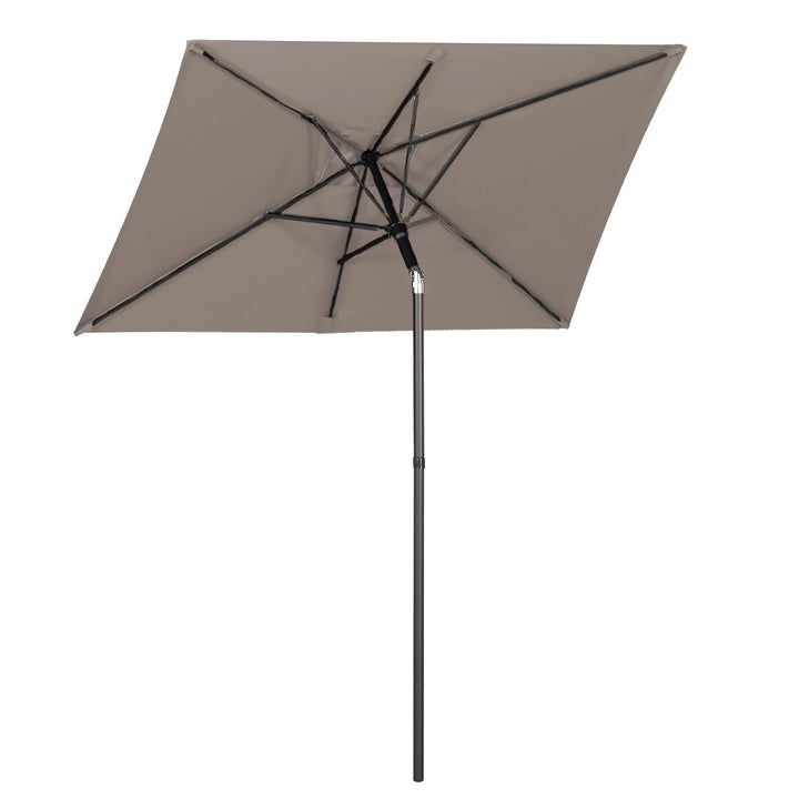 Sekey 180 × 130 cm Sonnenschirm Balkon Sonnenschirm Rechteckig für Balkon, Terrasse & Garten,Windfes