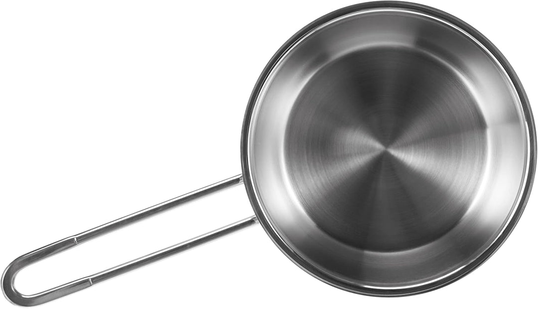 Tognana vanitosa Bratentopf 16 cm mit 1 Griff, Edelstahl, Silber