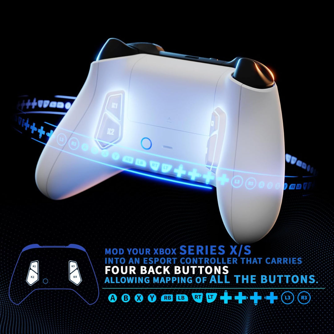 eXtremeRate Victor X Remap Kit für Xbox Series X/S Controller,6 Remap Profiles&Ergonomisches Rücken