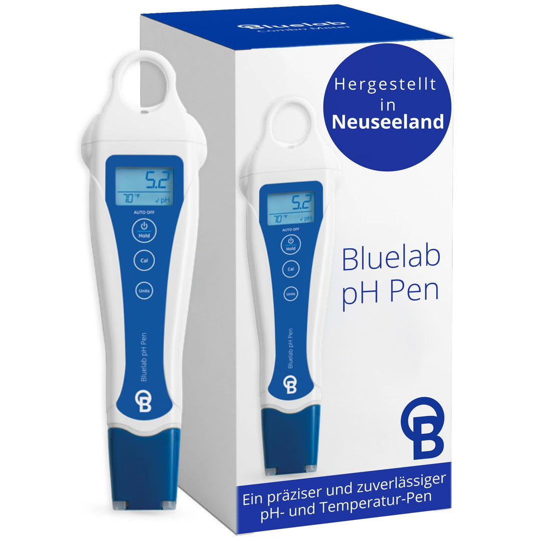 Bluelab pH Pen - Genau bis ±0,1 pH, langlebig, wasserdicht, schwimmfähig, schnell, stabil, Doppelson