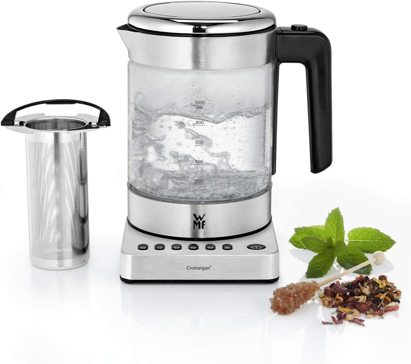 WMF Küchenminis 2 in 1 Vario Wasserkocher mit Temperatureinstellung, 1,0l, 1900 W & Küchenminis 1-Sc