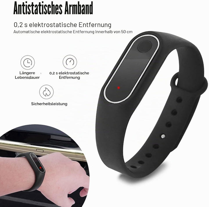 Hztyyier Automatische Statik-Eliminatoren, Antistatik-Armband Entfernen Statische Elektrizität in Au