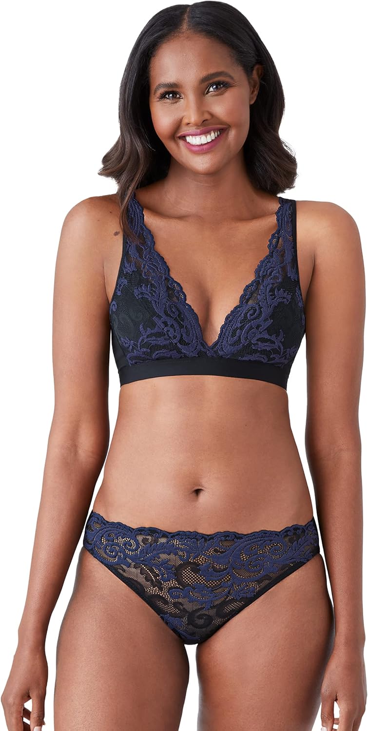 Wacoal Women's Plunge Bra S Schwarz/Eclipse, S Schwarz/Eclipse