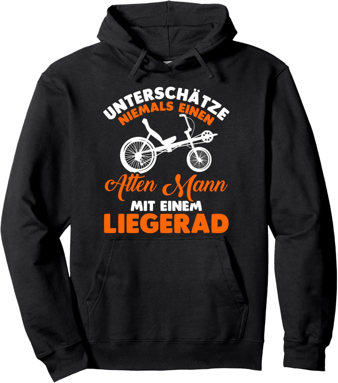 Liegerad Radfahren Fahrradfahren Fahrrad Pullover Hoodie