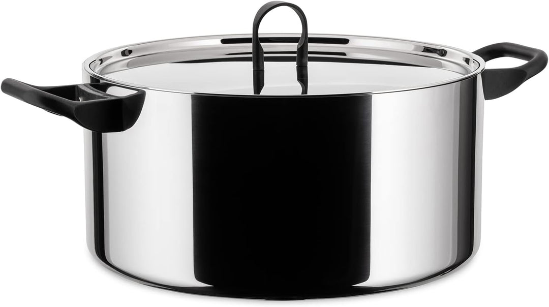Alessi 90101/24 T LA Cintura di Orione, Fleischtopf aus Multiply, Durchmesser 24 cm, Edelstahl, 1 x