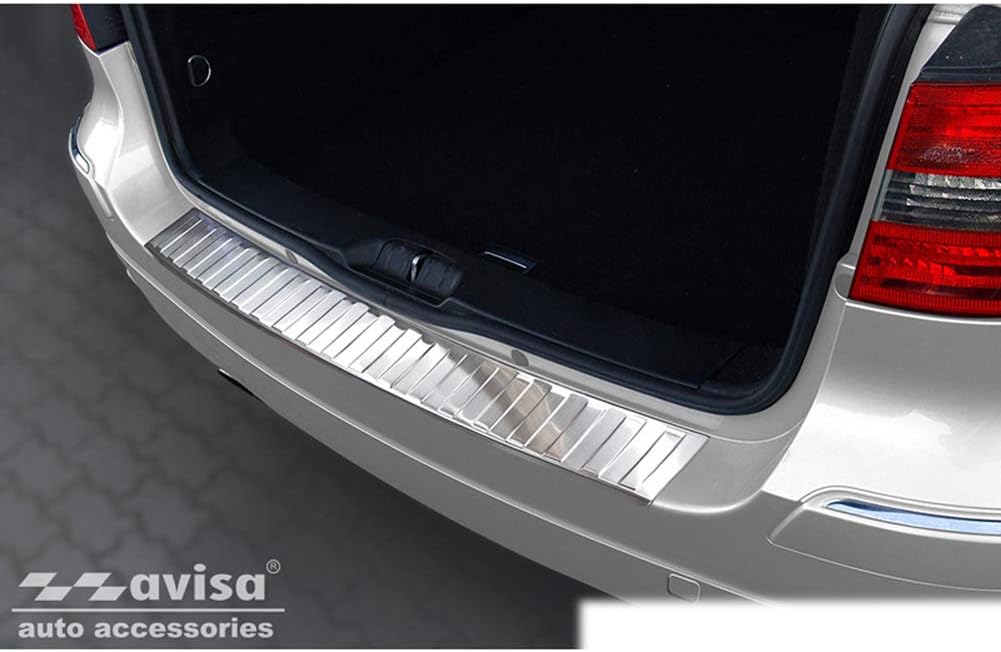 Avisa Edelstahl Heckstossstangenschutz kompatibel mit Mercedes B-Klasse W245 2005-2008 'Ribs'