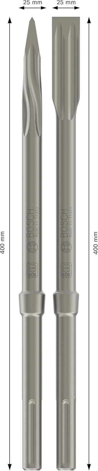 Bosch Professional 4tlg. Meissel Set SDS max (Zubehör Abbruchhammer)