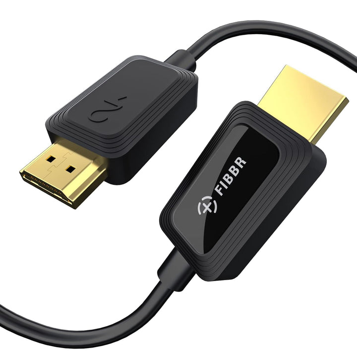 FIBBR 8K HDMI Glasfaserkabel 20M, 48Gbps Ultra High Speed HDMI 2.1 Kabel/AOC Unterstützung 8K@60Hz,4