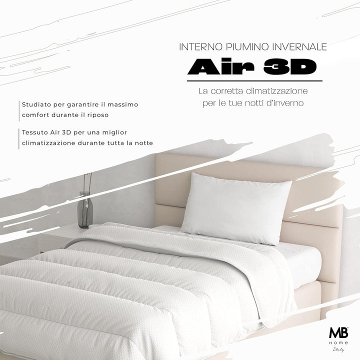 Italian Bed Linen Winter Bettdecke AIR3D weiss, 150x200 cm 150x200 cm Weiss, 150x200 cm Weiss