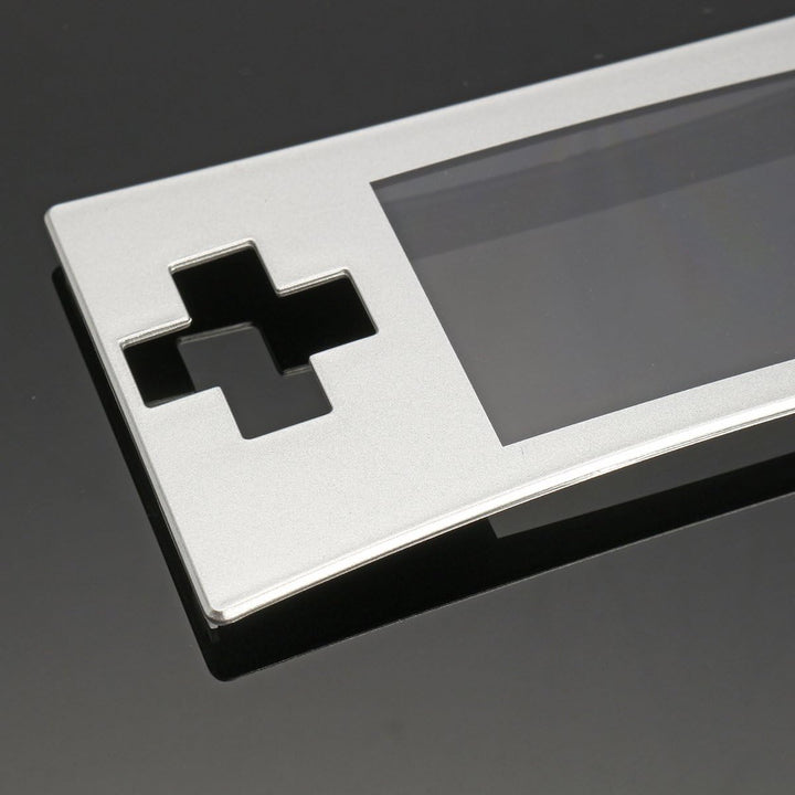 C-FUNN Ersatz Front Schalen Abdeckung Gehäuseteil Für Nintendo Gameboy Micro Gbm - Silber