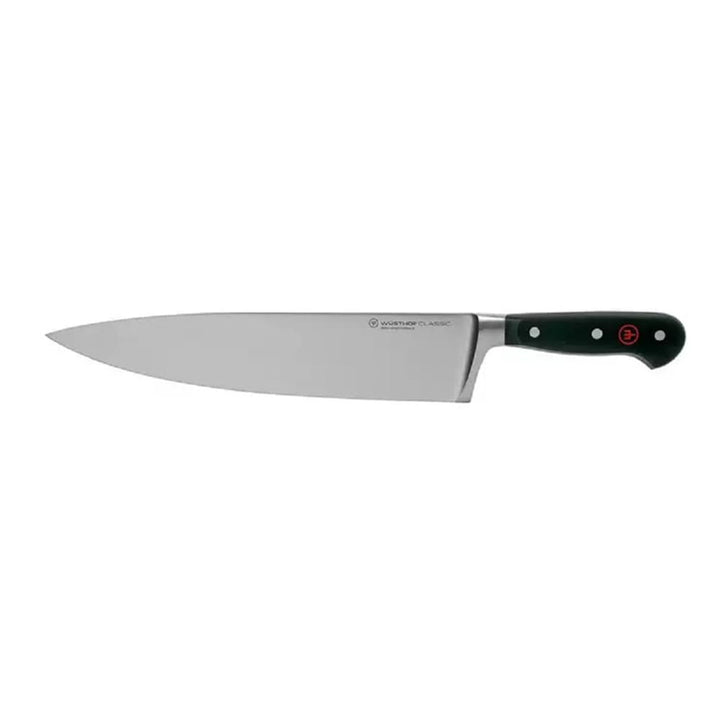 WÜSTHOF Classic Kochmesser 26 cm, Schwarz 26 cm Kochmesser Vollkropf, extra breit, 26 cm Kochmesser