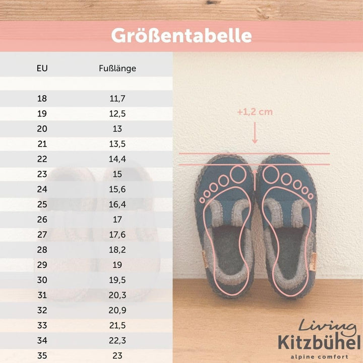 Living Kitzbühel Unisex Baby Babyklettschuh Filz unifarben 18 EU Forest, 18 EU Forest