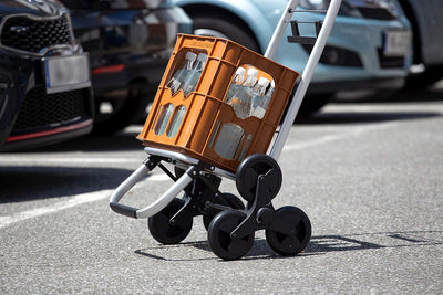 Meister Einkaufstrolley - 54 Liter - 3x3 Treppensteiger, Mit Kühlfach, Abnehmbare & regenfeste Tasch