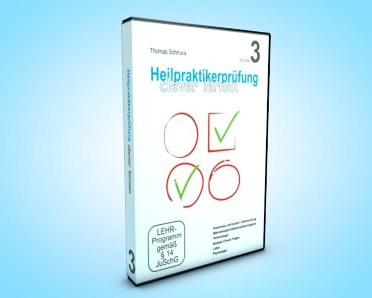 Thomas Schnura : Heilpraktikerprüfung - Clever lernen - Bundle 3 [10 DVDs], DVD