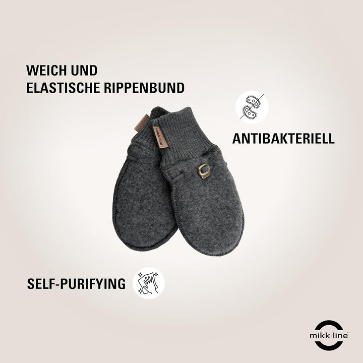Mikk-line Wollhandschuhe Kinder | Handschuhe Kinder | Handschuhe Wolle Kinder | Wärme Kinder Handsch