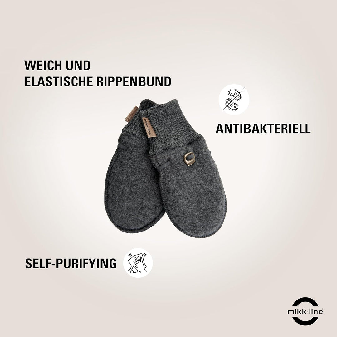 Mikk-line Wollhandschuhe Kinder | Handschuhe Kinder | Handschuhe Wolle Kinder | Wärme Kinder Handsch