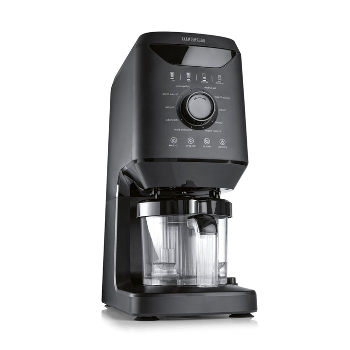 GOURMETmaxx SmoothUp Eismaschine 800 Watt | Eismaschine 10 Programme inkl. Mix-in-Funktion | Eiscrem