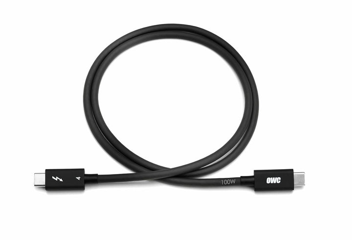 OWC - 2,0m Thunderbolt 4 / USB-C Kabel - Voll funktionsfähig für alle Thunderbolt 3 und 4, USB-C, un