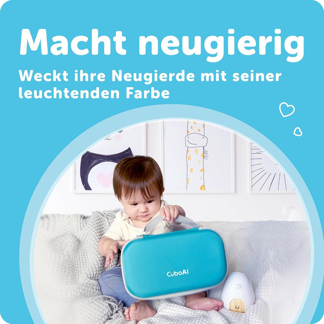 CuboAi Reisekoffer | Schutzhülle für CuboAi Smart Babyphone, Mobile Ständer und Zubehör | Tranquil B