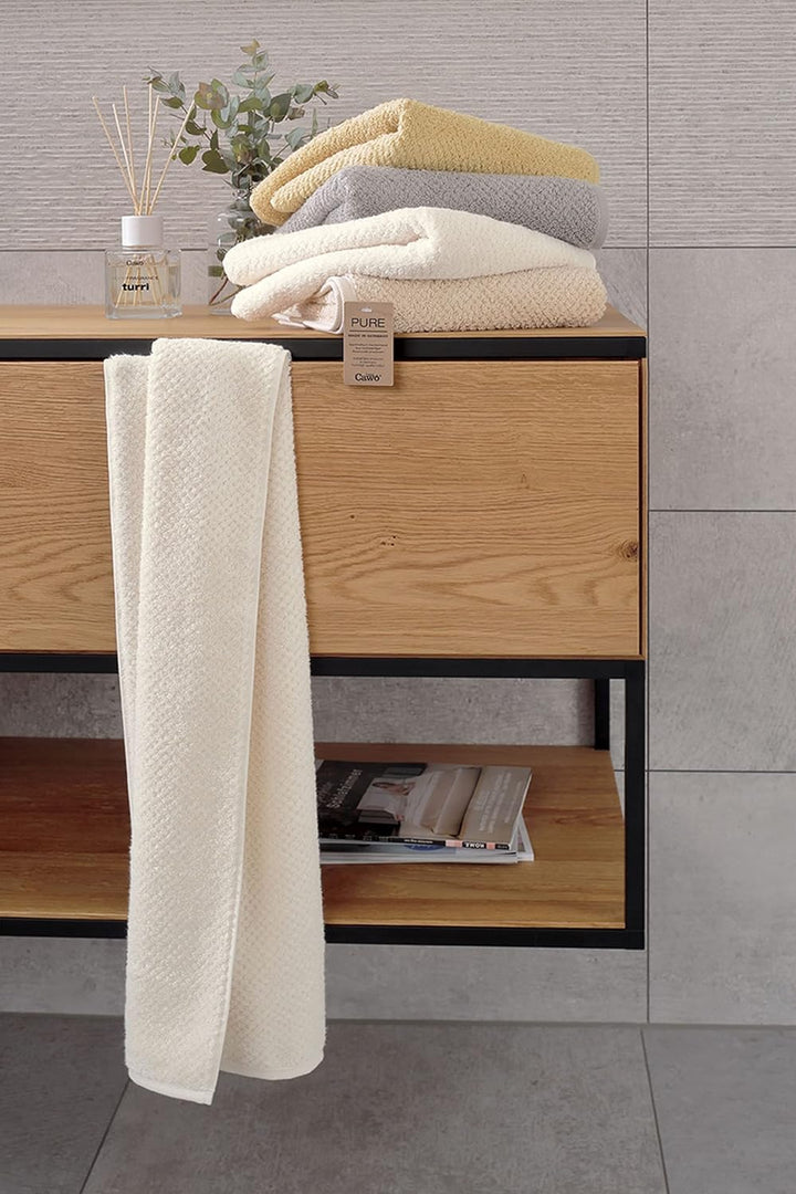 CAWÖ Home Handtücher Pure 6500 Natur - 356 Duschtuch 80x150 cm, Duschtuch 80x150 cm