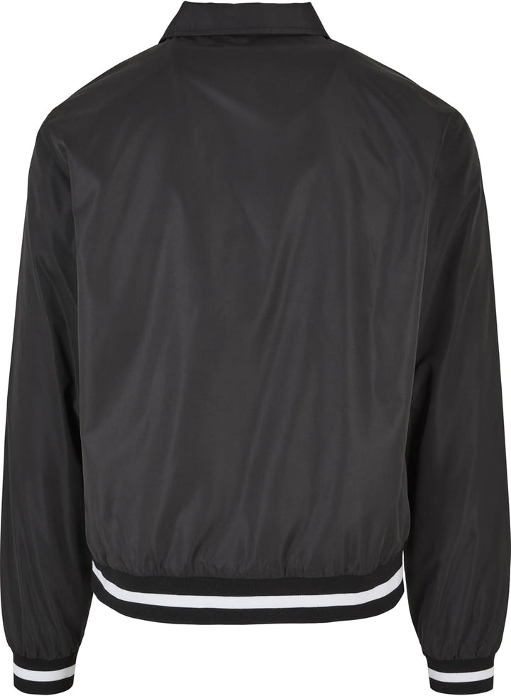 Urban Classics Herren Sports College Jacket L Schwarz, L Schwarz
