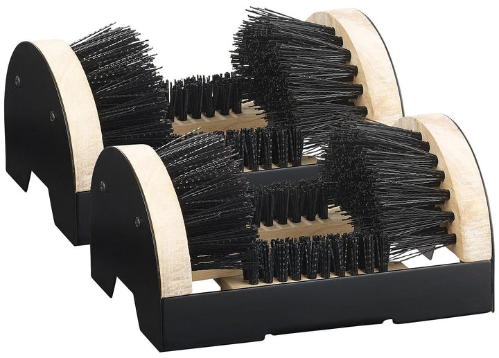 Royal Gardineer Schmutzbürsten Schuhe: 2er-Set Schuhputzer, robuste Rundum-Bürste für Garten- & Arbe