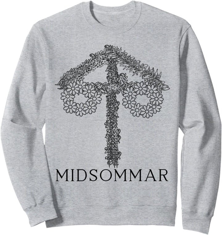 Mittsommer Maibaum Midsommar Festival Schweden Sweatshirt