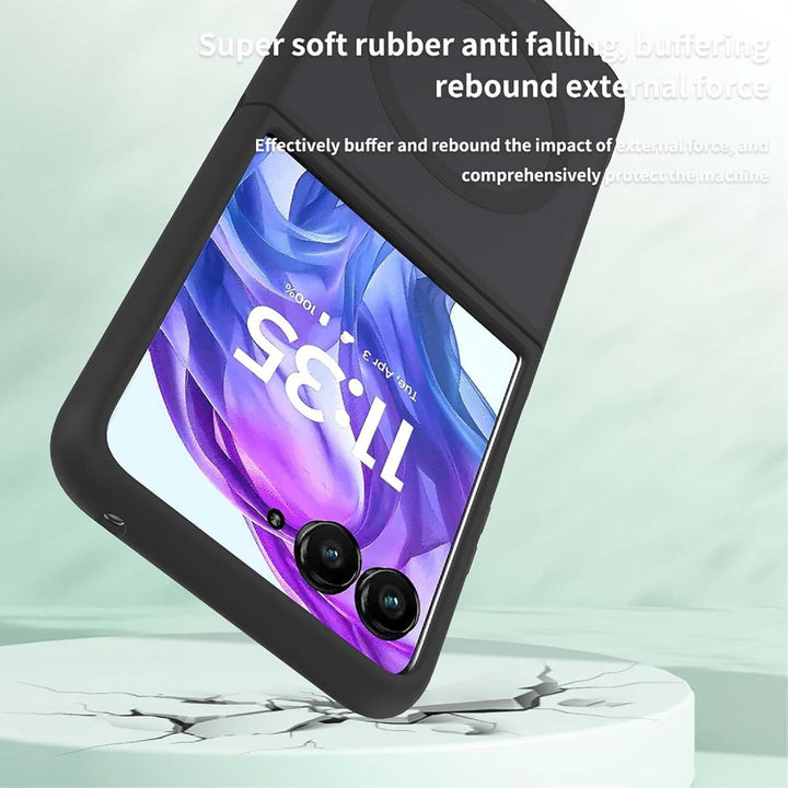 GIOPUEY Magnetische Handyhülle für Motorola Razr 60 Ultra Hülle, Case Kompatibel mit MagSafe, Matte