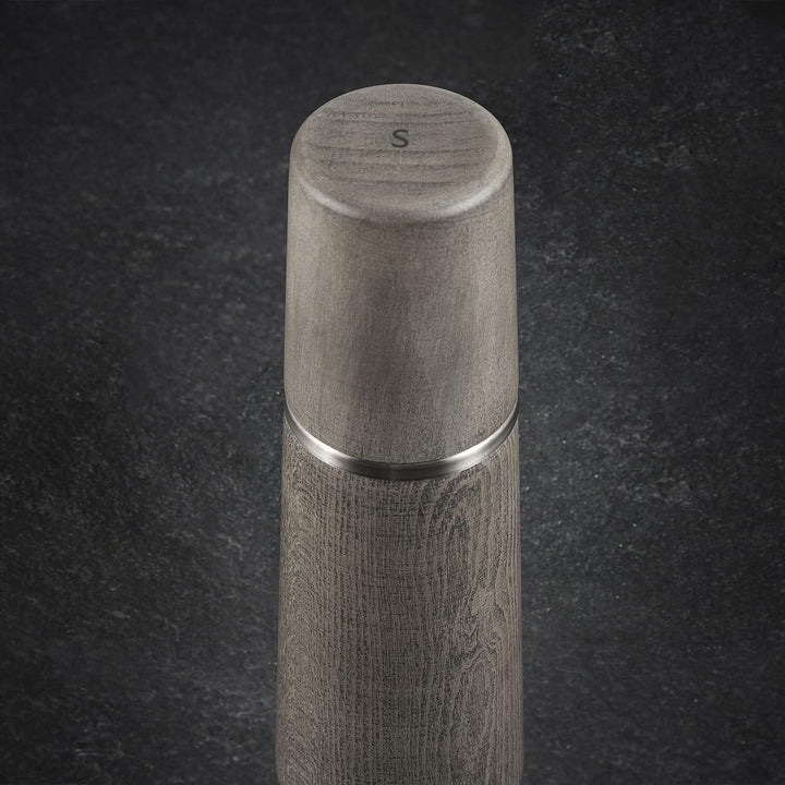 Cole & Mason H322020 Marlow Pfeffermühle, Grau, Buchenholz, 185mm, Precision+, Enthält 1 x Pfeffermü