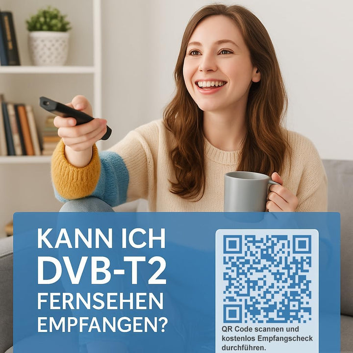 netshop 25 Set: Comag SL65T2 DVB-T2 Receiver (Mit Zugangssystem für FREENET TV) + DVB-T2 Antenne + H