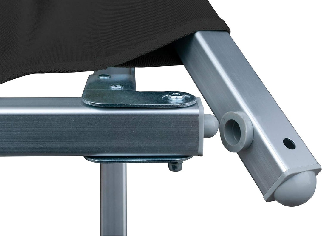 Relags Travelchair Feldbett Campingbett, Schwarz, 210 cm