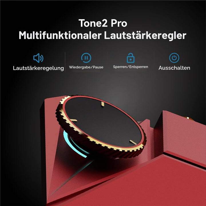 Khadas Tone2 Pro DAC kopfhörer verstärker,Ausgewogen tragbar Kopfhörerverstärker, HiFi-Amplifikation
