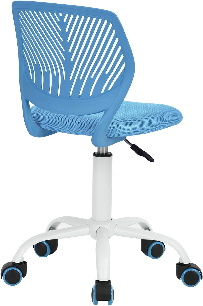 FurnitureR 2X Höhenverstellbarer Drehstuhl - Ergonomischer Schreibtischstuhl für Kinder/Jugendliche,