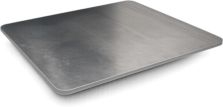 Backstahl 38x33x0,8 cm für Pizza und Brot 8mm Pizzastahl Massiv und kugelgestrahlt Backstahl